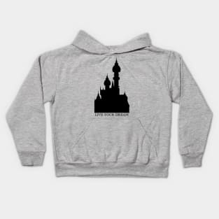 Live Your Dream Castle Kids Hoodie